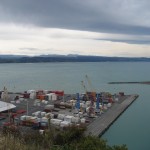 Napier - Le port et ses containers
