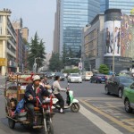 Vue sur une rue de Chengdu