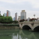 Buildings, pont de la rivière Jinjiang