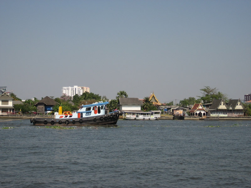 Bateau sur la rivière Chao Phraya