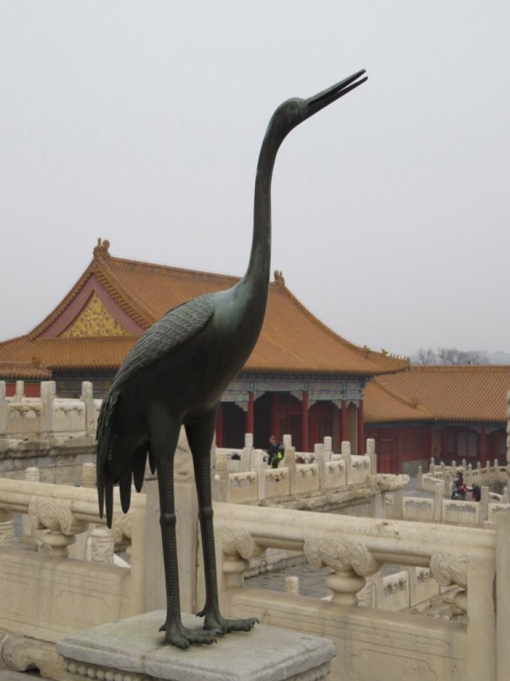 La grue, symbole de longévité