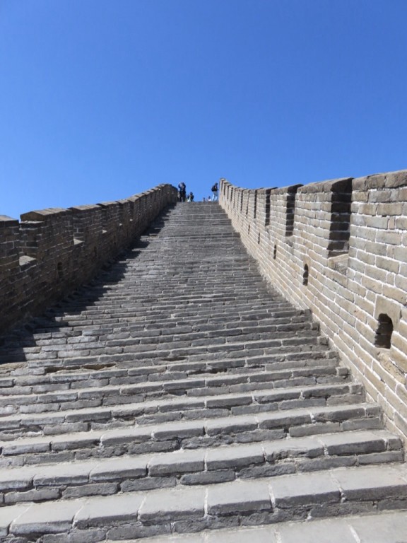 Les escaliers de la muraille