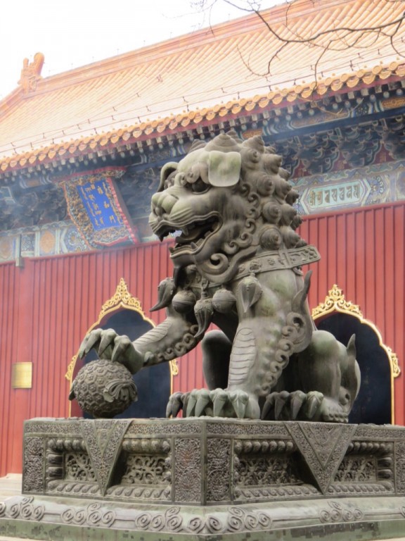 Lion chinois le gardien