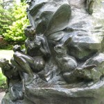 Oamaru - Sculpture du jardin botanique