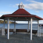 Le kiosque sur la baie de Tadoussac